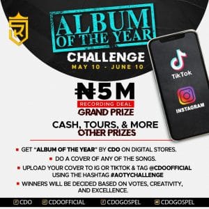 CDO of Rectitude Records Launches The 5 Million Naira Challenge