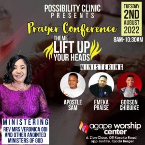 Possibility Clinic Interdenominational Praying Ministry, 2022 Prayer Conference