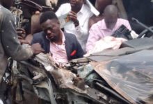 Music minister Dunsin Oyekan involved in auto crash