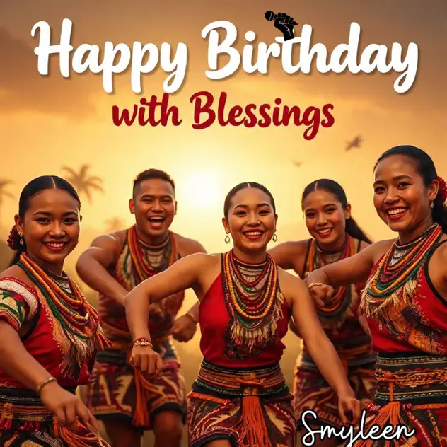 Smyleen Happy Birthday with Blessings