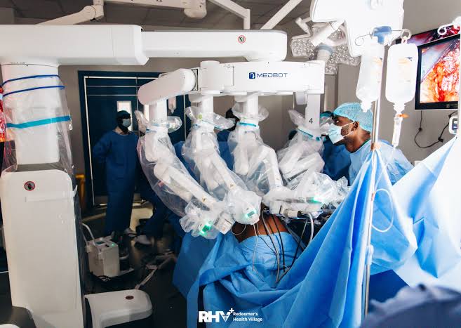 Redeemer’s Health Village Completes Its First Robotic Surgery in Nigeria Redeemer’s Health Village Completes Its First Robotic Surgery in Nigeria